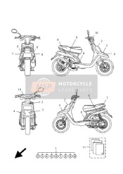 5WWF17AE3000, Graphic Master Sheet 5, Yamaha, 0